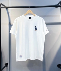 1466 - Áo New Era LA Basic LA Dodgers - Trắng [HÀNG CHÍNH HÃNG]