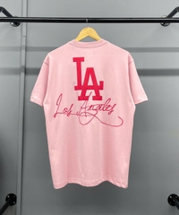 1483 - Áo New Era LA Los Angles Hồng [HÀNG CHÍNH HÃNG]