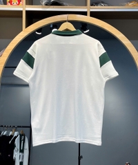 1494 - Áo Polo New Era NY 10 Foodball - Trắng Sọc Xanh [HÀNG CHÍNH HÃNG]