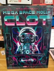 1498 - Molly Clot 400% - POPMART MEGA SPACE MOLLY 400% Clot Alienegra [CHÍNH HÃNG]
