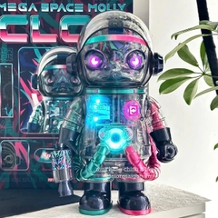 1498 - Molly Clot 400% - POPMART MEGA SPACE MOLLY 400% Clot Alienegra [CHÍNH HÃNG]