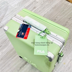1514 - Vali Fila Xanh Bơ Size Cabin 22 Xách Tay Embossed Logo [HÀNG CHÍNH HÃNG]
