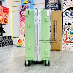 1514 - Vali Fila Xanh Bơ Size Cabin 22 Xách Tay Embossed Logo [HÀNG CHÍNH HÃNG]