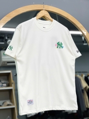 1530 - Áo New Era NY Bãi Biển Beach Coconut - Trắng Chữ Xanh [HÀNG CHÍNH HÃNG]