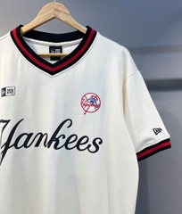 1532 - Áo New Era NY Yankees 03 - Trắng Kem [HÀNG CHÍNH HÃNG]
