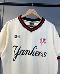 1532 - Áo New Era NY Yankees 03 - Trắng Kem [HÀNG CHÍNH HÃNG]