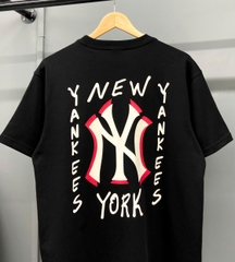 1536 - Áo New Era NY Viền Chữ Đỏ - Đen [HÀNG CHÍNH HÃNG]