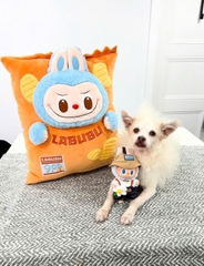 1553 - Gối Labubu Pillow Chips POPMART The Monster Wacky Mart Series 6931571095123 [HÀNG CHÍNH HÃNG]