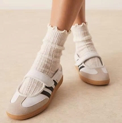1562 - Giày Adidas Samba Jane - Trắng Kem JR7338 [CHÍNH HÃNG]