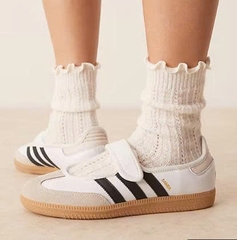 1562 - Giày Adidas Samba Jane - Trắng Kem JR7338 [CHÍNH HÃNG]