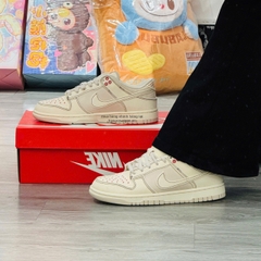 076 -  Giày Nike Dunk Nike Dunk Low SE ‘Sashiko Light Orewood Brown’ - Trắng Kem - Code DV0834 100 [HÀNG CHÍNH HÃNG]