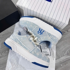1202 - Giày MLB Korea Chunky Liner Denim Classic Mono New York Yankees Skyblue - Code 3ASXCDC4N-50SBS [HÀNG CHÍNH HÃNG]