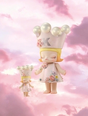 1750 - Molly Velvet Flower 400% - Mega Royal Molly Velvet 400% POPMART [CHÍNH HÃNG]