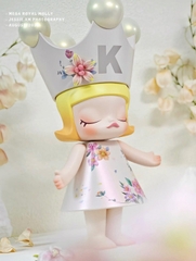 1750 - Molly Velvet Flower 400% - Mega Royal Molly Velvet 400% POPMART [CHÍNH HÃNG]