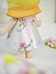 1750 - Molly Velvet Flower 400% - Mega Royal Molly Velvet 400% POPMART [CHÍNH HÃNG]