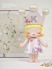 1750 - Molly Velvet Flower 400% - Mega Royal Molly Velvet 400% POPMART [CHÍNH HÃNG]