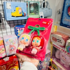 1314 - Crybaby Cherry - POPMART CRYBABY Crying For Love Series Love You Cherry Much Vinyl Plush Hanging Card [CHÍNH HÃNG]