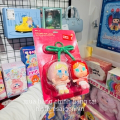 1314 - Crybaby Cherry - POPMART CRYBABY Crying For Love Series Love You Cherry Much Vinyl Plush Hanging Card [CHÍNH HÃNG]