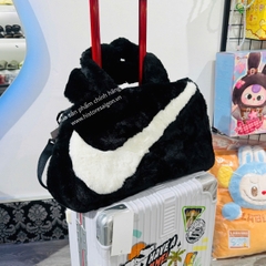 1760 - Túi Nike Lông Faux Fur Tote Diffused DQ5804-010 [HÀNG CHÍNH HÃNG]