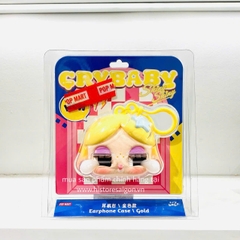 1762 - Crybaby Shiny Shiny Earphone Case Gold POPMART 6941313020276 [HÀNG CHÍNH HÃNG]