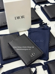 1804 - Ví Card Holder Dior 2 Ngăn (Gift Hãng Tặng Khách VIP) [HÀNG CHÍNH HÃNG]