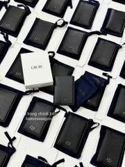 1804 - Ví Card Holder Dior 2 Ngăn (Gift Hãng Tặng Khách VIP) [HÀNG CHÍNH HÃNG]