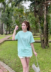 1929 - Áo New Era NY - Xanh Mint Thêu Monogram - Mặt Sau Trơn [HÀNG CHÍNH HÃNG]