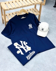 1837 - Áo New Era NY Yankees Hoa Cúc Nhỏ Xanh Navy [HÀNG CHÍNH HÃNG]