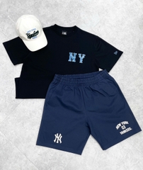 1841 - Áo New Era NY Denim Jeans Đen [HÀNG CHÍNH HÃNG]