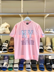1839 - Áo New Era NY Wavy Hồng Suông Mềm [HÀNG CHÍNH HÃNG]