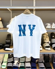 1840 - Áo New Era NY Denim Jeans Trắng [HÀNG CHÍNH HÃNG]