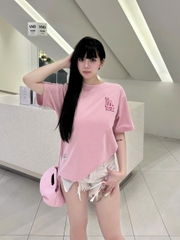 1928 - Áo New Era LA - Hồng Chữ LA Thêu [HÀNG CHÍNH HÃNG]