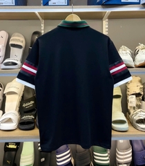 1883 - Áo New Era Polo NY Đen Cổ Xanh [HÀNG CHÍNH HÃNG]