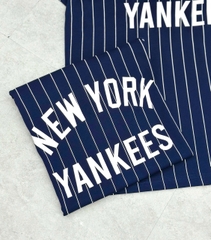 1886 - Áo New Era NY New York Yankees Xanh Biển Sọc Trắng [HÀNG CHÍNH HÃNG]