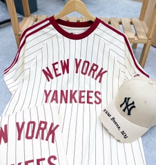 1913 - Áo New Era NY New York Yankees Đỏ Sọc Trắng [HÀNG CHÍNH HÃNG]