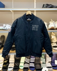 1916 - Áo Bomber New Era NY Big Logo Đen [HÀNG CHÍNH HÃNG]