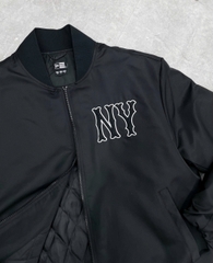 1916 - Áo Bomber New Era NY Big Logo Đen [HÀNG CHÍNH HÃNG]