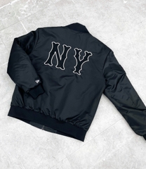 1916 - Áo Bomber New Era NY Big Logo Đen [HÀNG CHÍNH HÃNG]