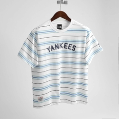 1945 - Áo New Era New York Yankees - Trắng Sọc Xanh Dương [HÀNG CHÍNH HÃNG]