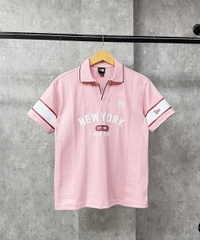 1944 - Áo Polo New Era NY New York 03 Yankee Hồng [HÀNG CHÍNH HÃNG]