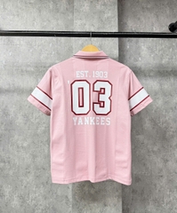 1944 - Áo Polo New Era NY New York 03 Yankee Hồng [HÀNG CHÍNH HÃNG]