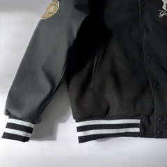 1931 - Áo Bomber Varsity New Era NY Yankee - Đen Logo Tròn [HÀNG CHÍNH HÃNG]