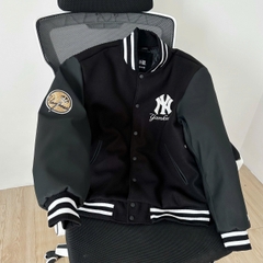 1931 - Áo Bomber Varsity New Era NY Yankee - Đen Logo Tròn [HÀNG CHÍNH HÃNG]