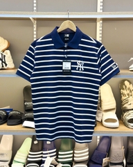 1930 - Áo Polo New Era NY New York - Xanh Navy - Sọc Trắng Ngang [HÀNG CHÍNH HÃNG]
