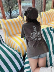 1949 - Áo New Era Boston - Xám 1901 [HÀNG CHÍNH HÃNG]