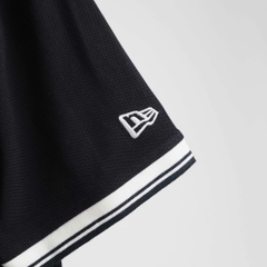 1960 - Áo Polo New Era NY - Đen NY Trắng Cổ Trắng  [HÀNG CHÍNH HÃNG]