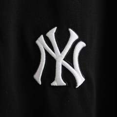 1960 - Áo Polo New Era NY - Đen NY Trắng Cổ Trắng  [HÀNG CHÍNH HÃNG]