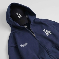 1972 - Áo Khoác New Era Hoodie Zip LA Dodgers Xanh Navy [HÀNG CHÍNH HÃNG]