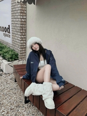 1972 - Áo Khoác New Era Hoodie Zip LA Dodgers Xanh Navy [HÀNG CHÍNH HÃNG]