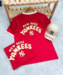 1992 - Áo New Era NY New York Yankess Đỏ Noel [HÀNG CHÍNH HÃNG]